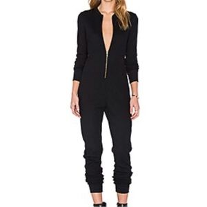 NYTT black thermal long sleeve jumpsuit